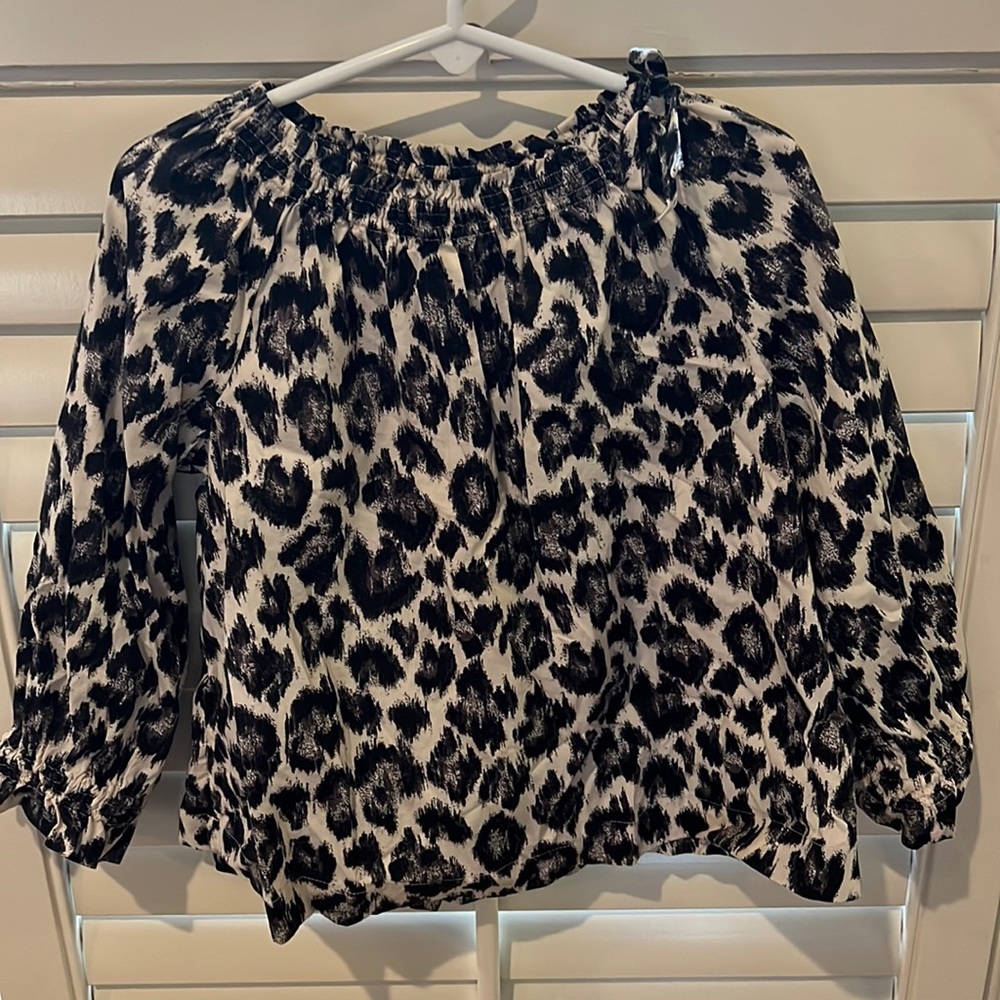 Crewcuts animal print top. Sz 6. EUC